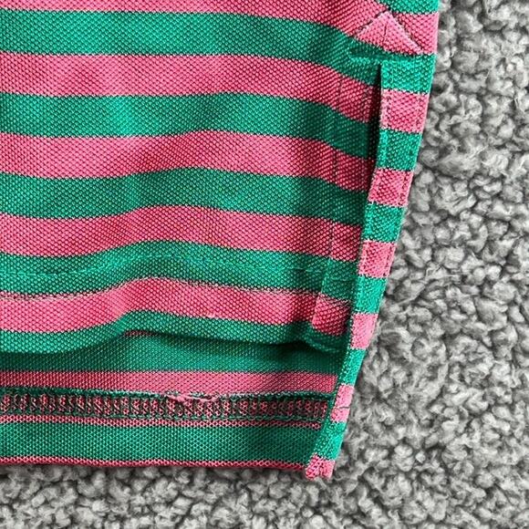 Southern Tide Mens Performance Golf Polo Shirt Medium Short Sleeve Striped - Picture 5 of 15